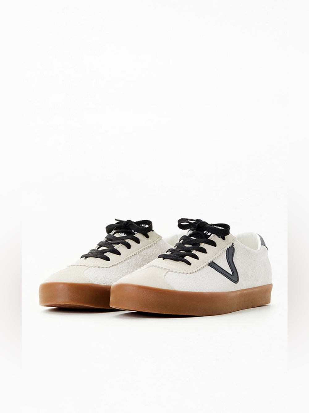 Vans Black and White Sport Low Shoes